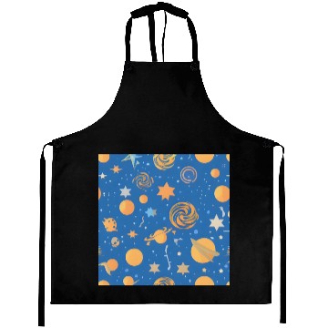 Discover Galaxy nebula art Aprons
