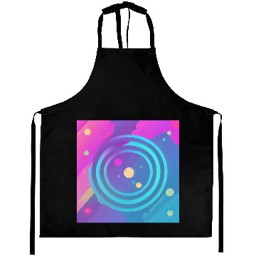 Discover Galaxy nebula art Aprons