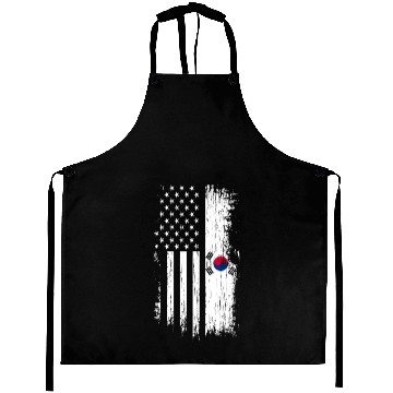 Discover South Korean American Flag - Pride Korean Usa Aprons