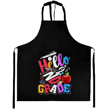 Discover Hello second grade 2nd back school teacher Kids Aprons