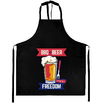 Discover Bbq Beer Freedom Beer Lover Aprons