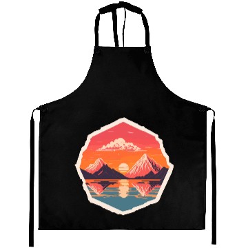 Discover Vintage Coastal Mountains Aprons
