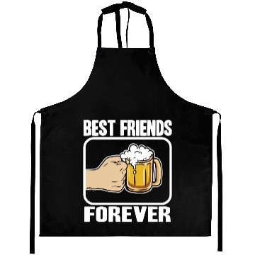 Discover Best Beer Friends Forever Funny Alcohol Buddy Aprons