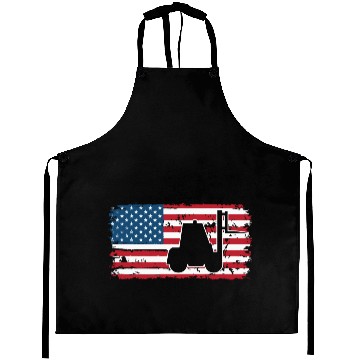 Discover Forklift Driver Usa Flag Aprons
