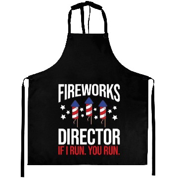 Discover Fourth of July 4th July Fireworks Boom Fireworks D Aprons