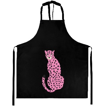 Discover Pink Cheetah Aprons