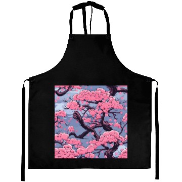 Discover Anime Euphoria: Fantasy Cherry Blossom Dreamscape Aprons