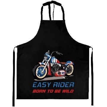 Discover Easy Rider Motorcycle Chopper Stars and Stripes Aprons