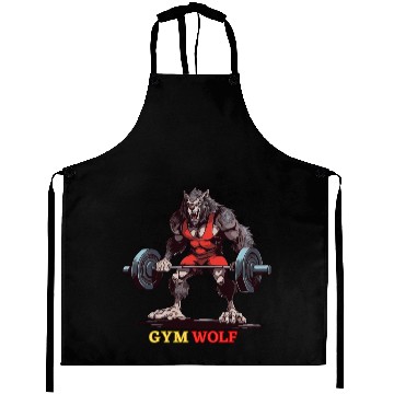 Discover Gym Wolf Aprons