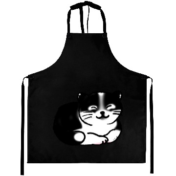 Discover Black And White Cat Aprons