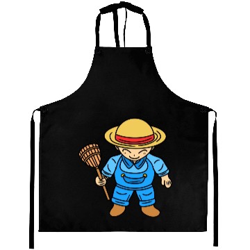 Discover Cute Chibi Farmer Boy Aprons