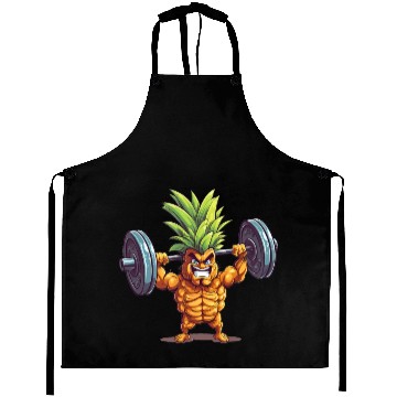 Discover Pineapple with dumbbell Aprons
