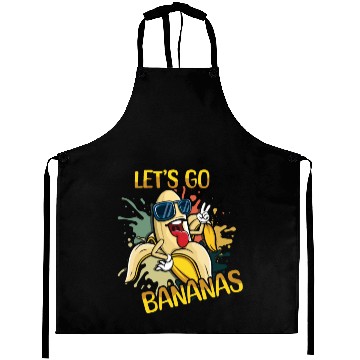 Discover Crazy Banana Meme Let Us Go Banana Aprons