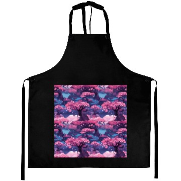 Discover Anime Euphoria: Fantasy Cherry Blossom Dreamscape Aprons