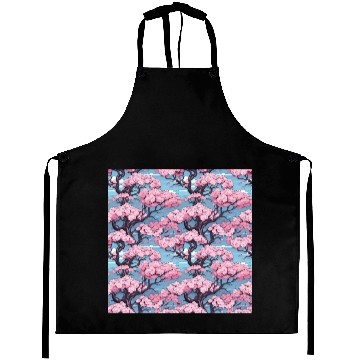Discover Anime Euphoria: Fantasy Cherry Blossom Dreamscape Aprons