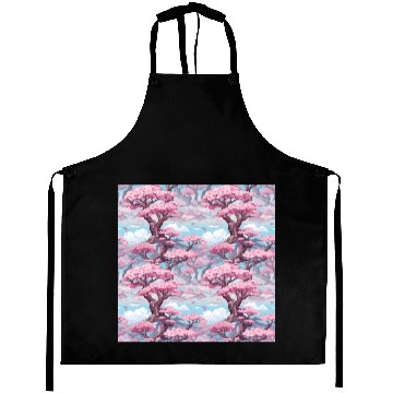 Discover Anime Euphoria: Fantasy Cherry Blossom Dreamscape Aprons