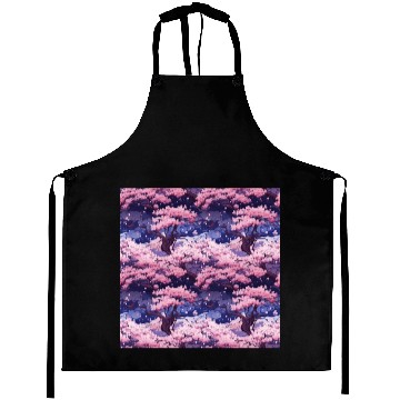 Discover Anime Euphoria: Fantasy Cherry Blossom Dreamscape Aprons