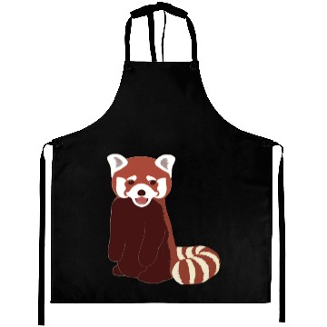 Discover Happy Red Panda Aprons