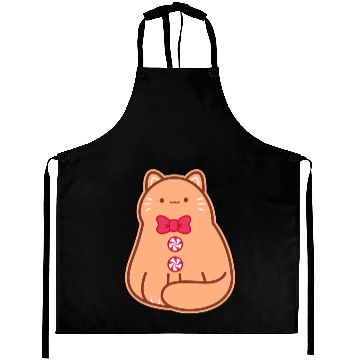 Discover Gingerbread Cat Aprons