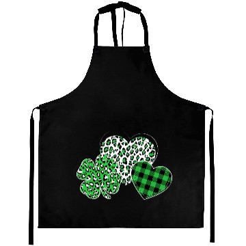 Discover Saint Patricks Day For Women Shamrock Leopard Aprons