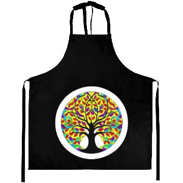 Discover Tree: detailed, relaxing, & positive Aprons