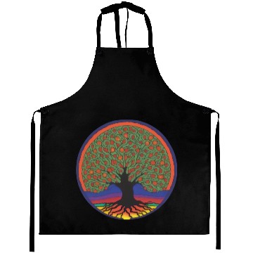 Discover Tree: detailed, relaxing, & positive Aprons