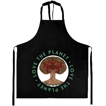 Discover Tree: detailed, relaxing, & positive Aprons
