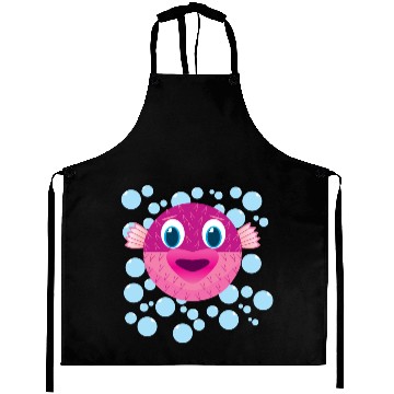 Discover Cute Puffer Fish Aprons
