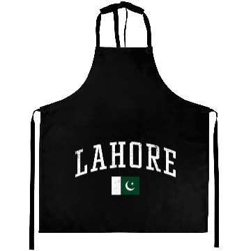Discover Lahore Pakistan Cory Flag Vacation Aprons
