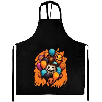 Discover Balloon Halloween Trick Or Treat Spooky Boo Ghost Aprons