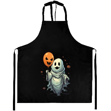 Discover Balloon Halloween Trick Or Treat Spooky Boo Ghost Aprons