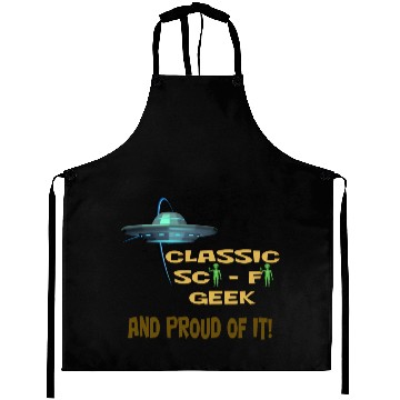 Discover Classic Sci-Fi Geek! Aprons