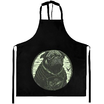 Discover Tough Pug Circle Aprons