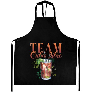 Discover Team Cuba Libre Cocktail Bartender Aprons