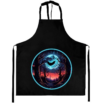 Discover Bats Bat Fruit Bats Halloween Aprons