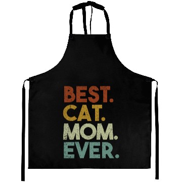 Discover Best Cat Mom Ever Crazy Cat Lady Aprons