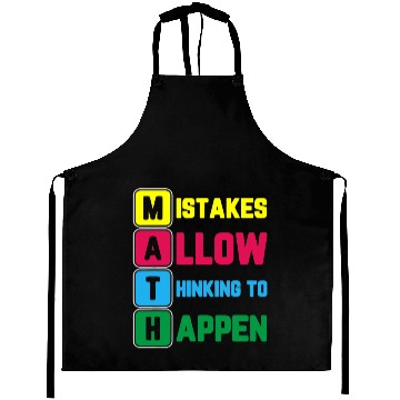 Discover Im Math Teacher Love Math Mistakes Allow Thinking Aprons