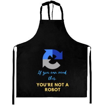 Discover Captcha Code: You're not a robot Aprons