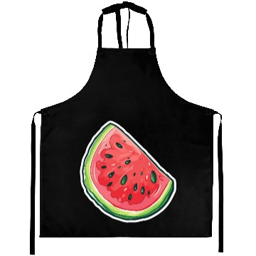 Discover Watermelon Slice - Juicy Delights Aprons
