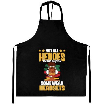 Discover Not All Heroes Wear Capes Awesome Melanated Aprons