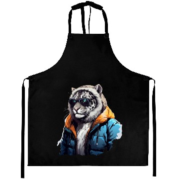 Discover Street Style Snow Leopard | Leopard Lovers Aprons