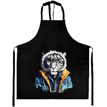 Discover Street Style Snow Leopard | Leopard Lovers Aprons