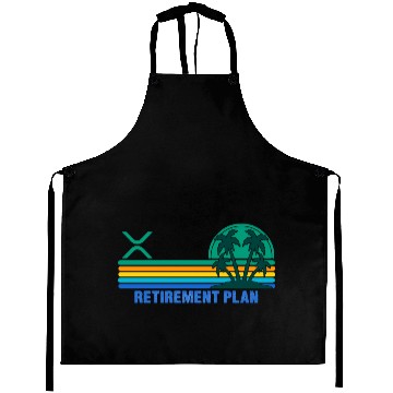 Discover XRP Cryptocurrency-RETIREMENT PLAN Aprons