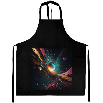 Discover Universe 1 Abstract Art Aprons