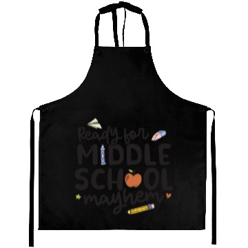 Discover Middle School Mayhem - Funny Back to School Aprons