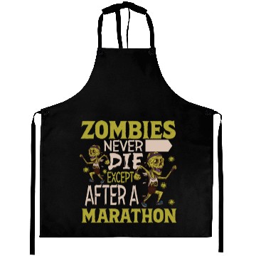 Discover Horror Zombie Runner Half Marathon Running Jogging Aprons