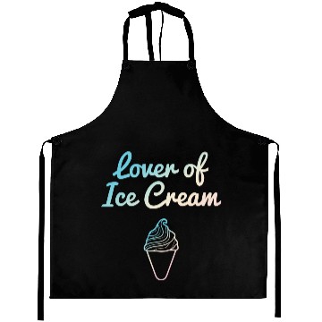 Discover Lover Of Ice Cream Pastel Aprons