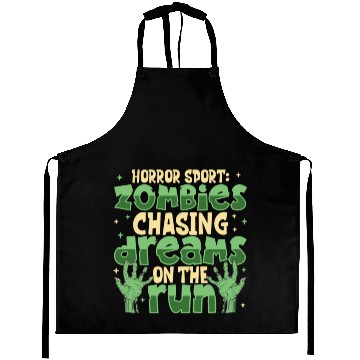 Discover Horror Zombie Runner Half Marathon Running Jogging Aprons