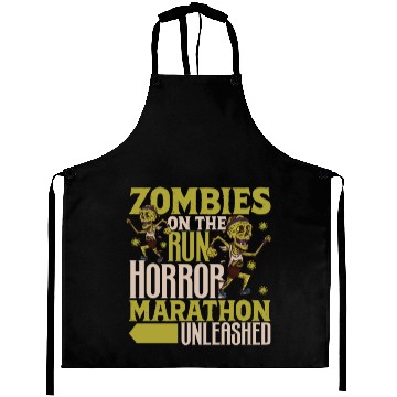 Discover Horror Zombie Runner Half Marathon Running Jogging Aprons