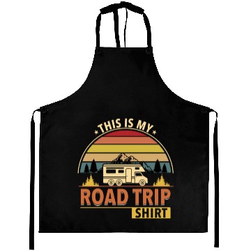 Discover This Is My Road Trip Aprons - Camper Gift Aprons